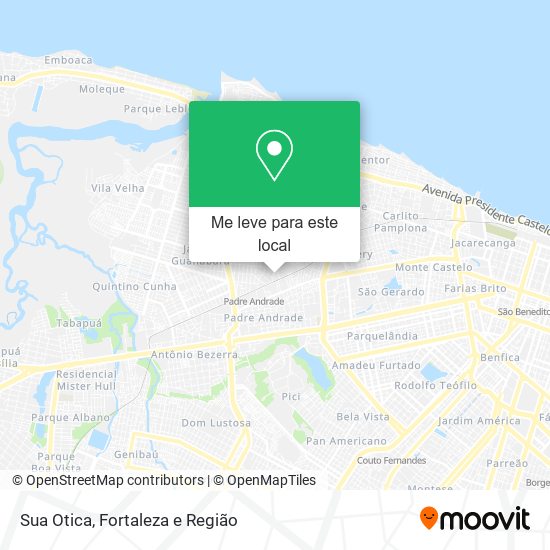 Sua Otica mapa