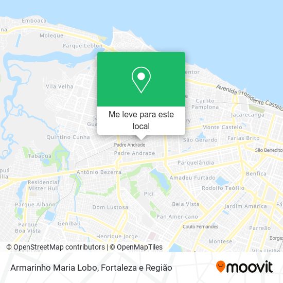 Armarinho Maria Lobo mapa