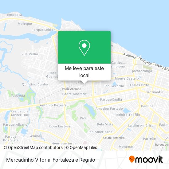 Mercadinho Vitoria mapa