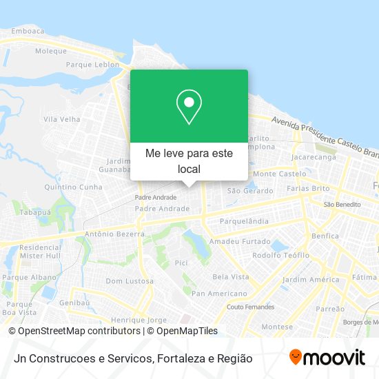 Jn Construcoes e Servicos mapa