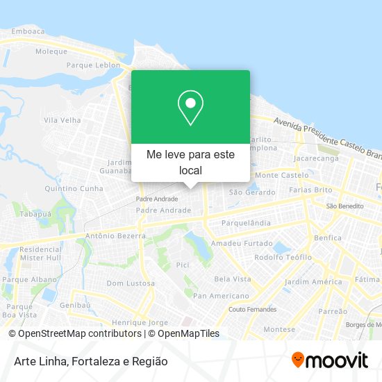 Arte Linha mapa