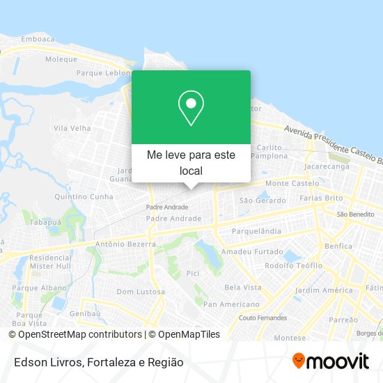 Edson Livros mapa