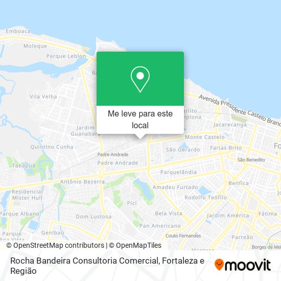 Rocha Bandeira Consultoria Comercial mapa