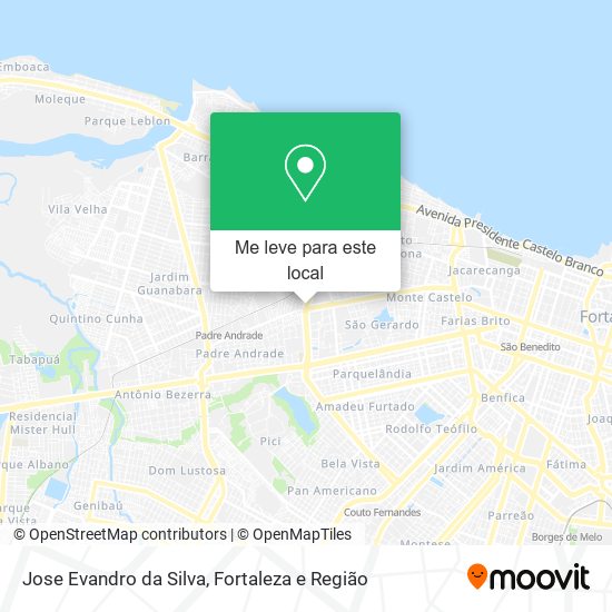 Jose Evandro da Silva mapa