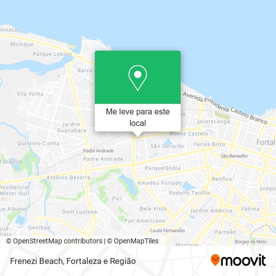 Frenezi Beach mapa