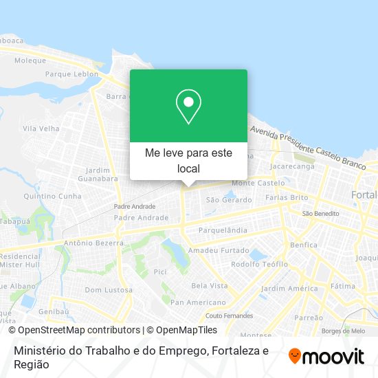 Ministério do Trabalho e do Emprego mapa