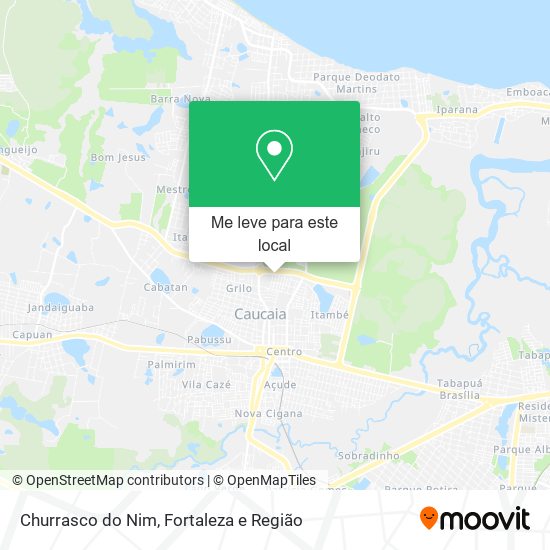 Churrasco do Nim mapa