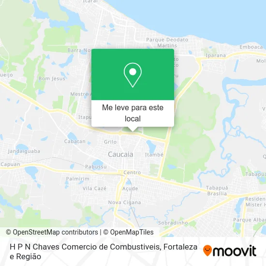 H P N Chaves Comercio de Combustiveis mapa
