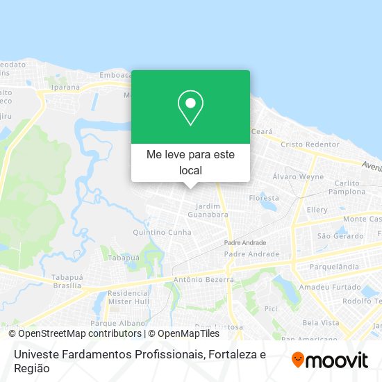 Univeste Fardamentos Profissionais mapa