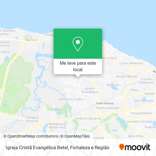Igreja Cristã Evangélica Betel mapa