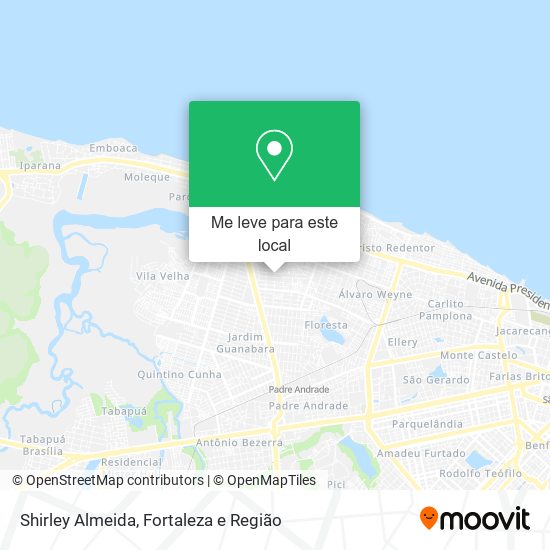 Shirley Almeida mapa