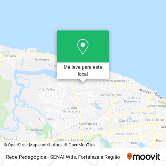 Rede Pedagógica - SENAI Wds mapa