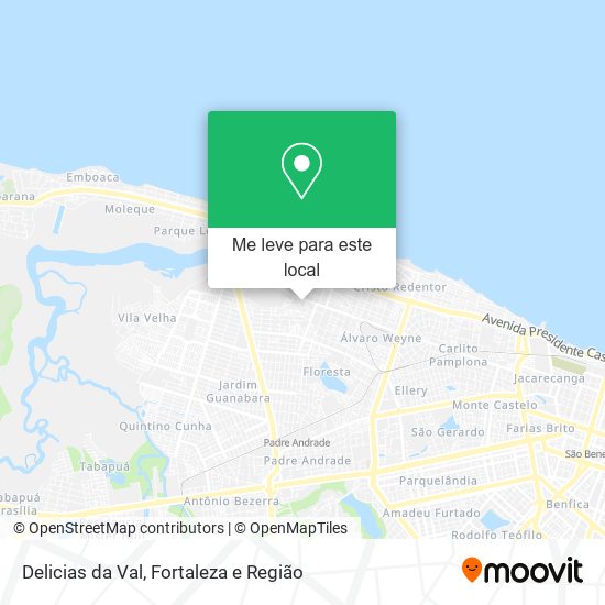 Delicias da Val mapa