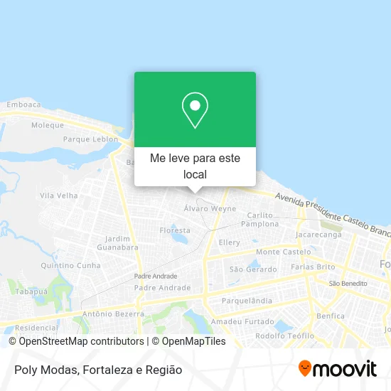 Poly Modas mapa