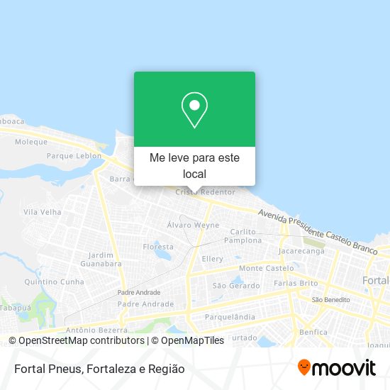 Fortal Pneus mapa