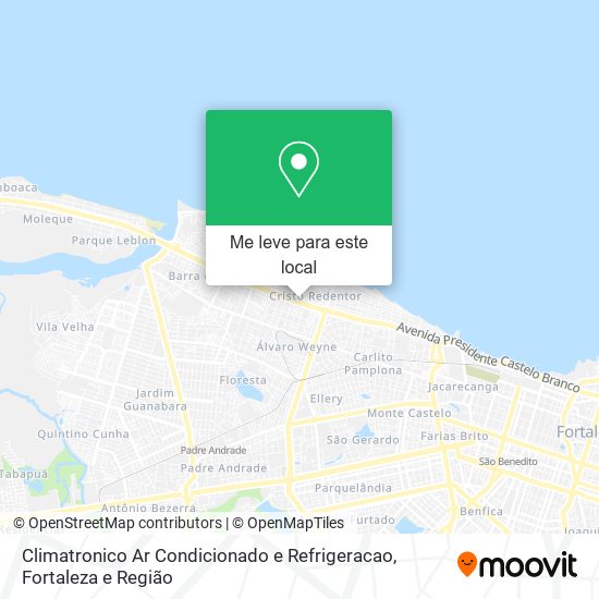 Climatronico Ar Condicionado e Refrigeracao mapa