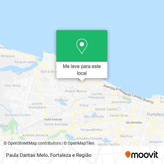 Paula Dantas Melo mapa