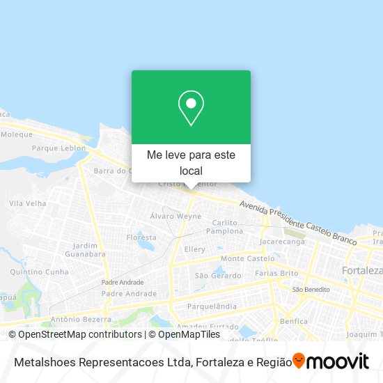 Metalshoes Representacoes Ltda mapa