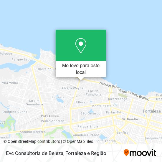 Evc Consultoria de Beleza mapa