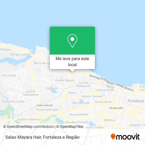 Salao Mayara Hair mapa