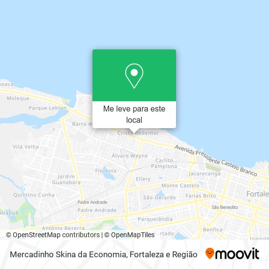 Mercadinho Skina da Economia mapa