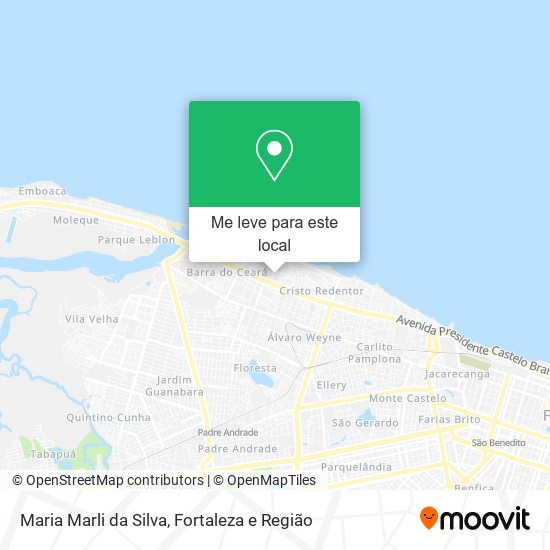 Maria Marli da Silva mapa