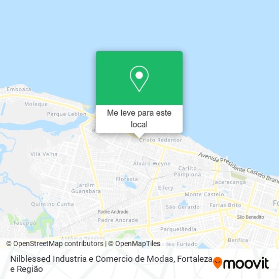 Nilblessed Industria e Comercio de Modas mapa