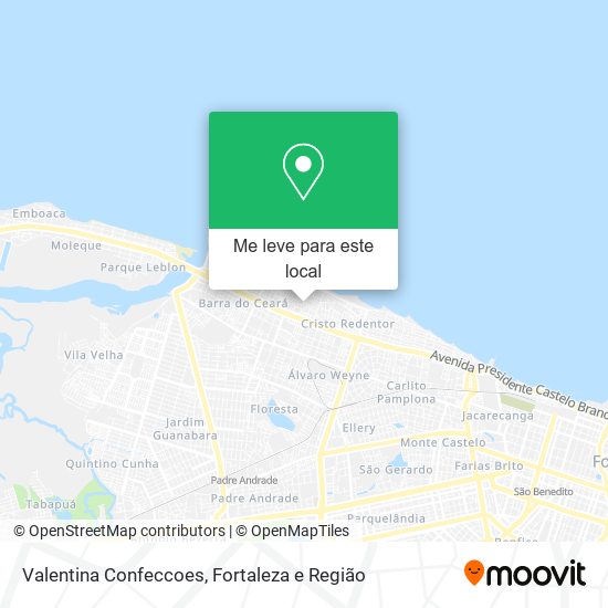 Valentina Confeccoes mapa