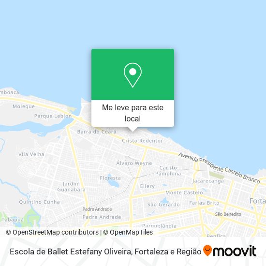 Escola de Ballet Estefany Oliveira mapa