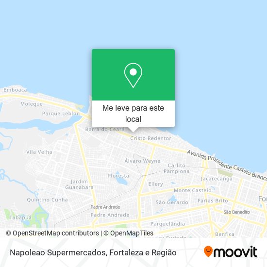 Napoleao Supermercados mapa