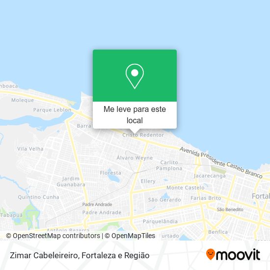 Zimar Cabeleireiro mapa