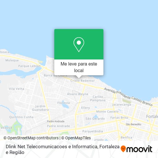 Dlink Net Telecomunicacoes e Informatica mapa