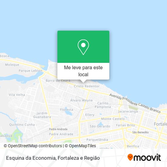 Esquina da Economia mapa