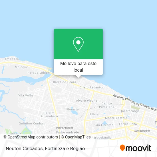 Neuton Calcados mapa