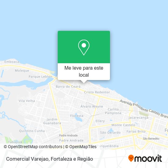 Comercial Varejao mapa