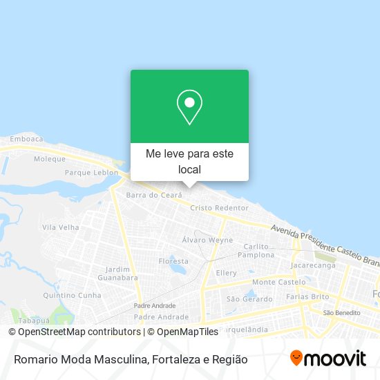 Romario Moda Masculina mapa