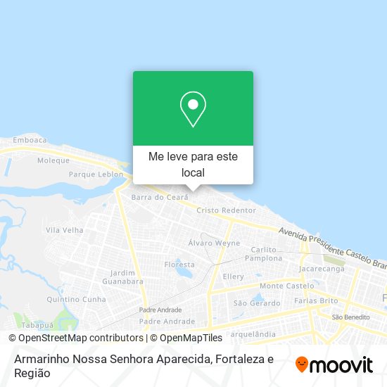 Armarinho Nossa Senhora Aparecida mapa