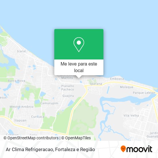 Ar Clima Refrigeracao mapa