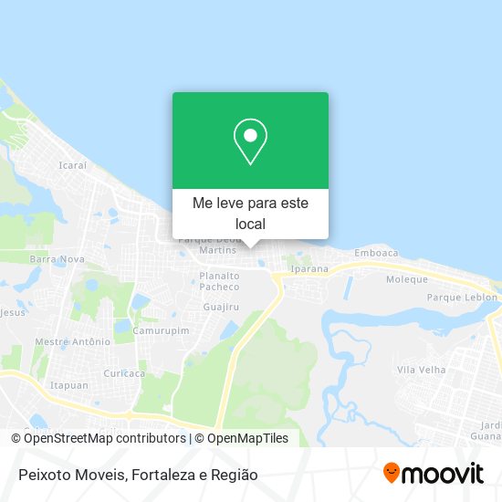 Peixoto Moveis mapa