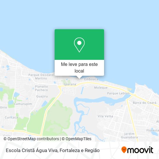 Escola Cristã Água Viva mapa