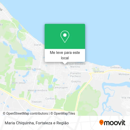 Maria Chiquinha mapa