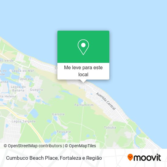 Cumbuco Beach Place mapa