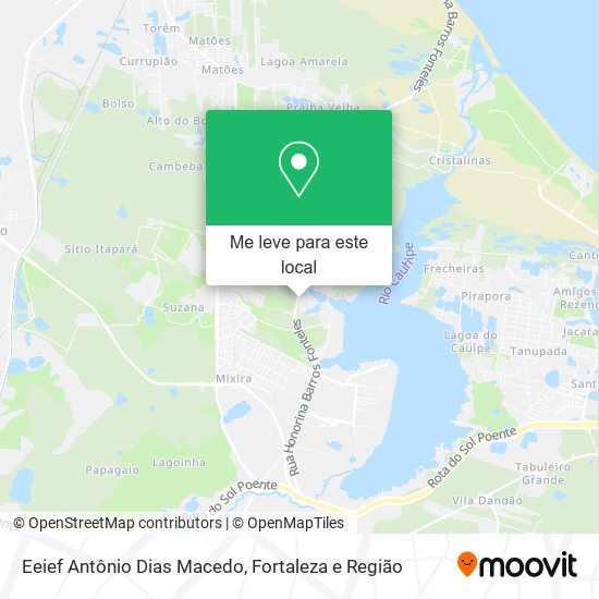 Eeief Antônio Dias Macedo mapa