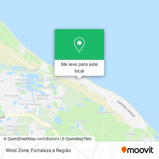 Wind Zone mapa