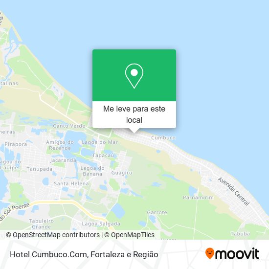 Hotel Cumbuco.Com mapa