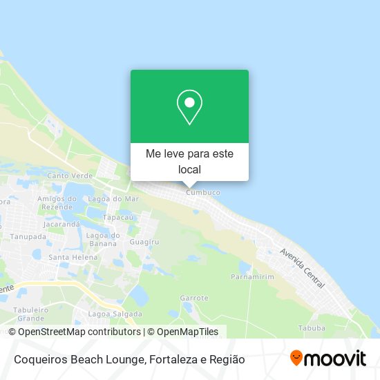 Coqueiros Beach Lounge mapa