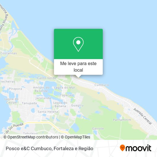 Posco e&C Cumbuco mapa