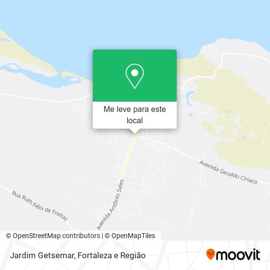Jardim Getsemar mapa