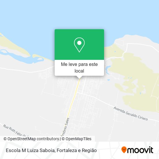 Escola M Luiza Saboia mapa