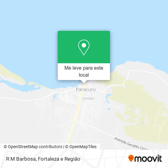 R M Barbosa mapa